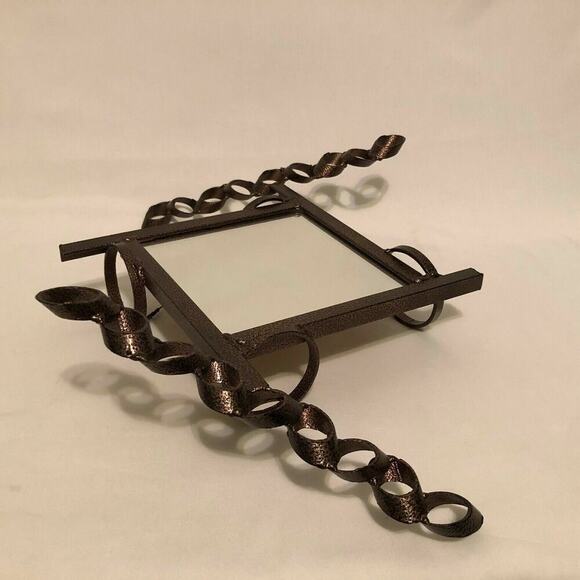 Unbranded Other - Andy Byrne Recycled Metal Art Steps 16" x 16" Expressionist CA Artist Mirror